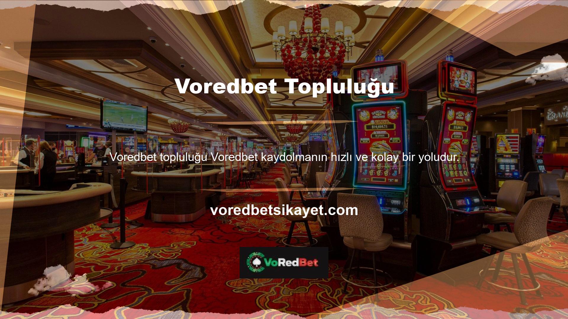 Voredbet ana sayfasına giriş yapın ve Türkiye'deki Kayıt Ol butonuna tıklayın