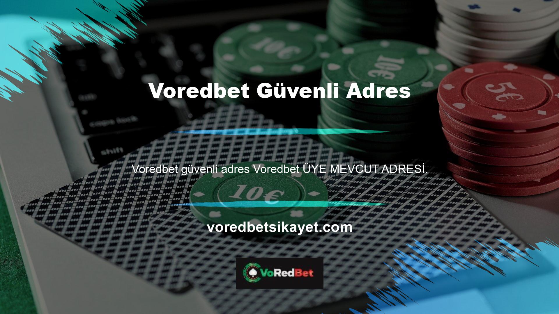 Mevcut adresinizle güvenli bir şekilde giriş yaparsanız, Voredbet üyelik kayıt işlemini tamamlayabilirsiniz