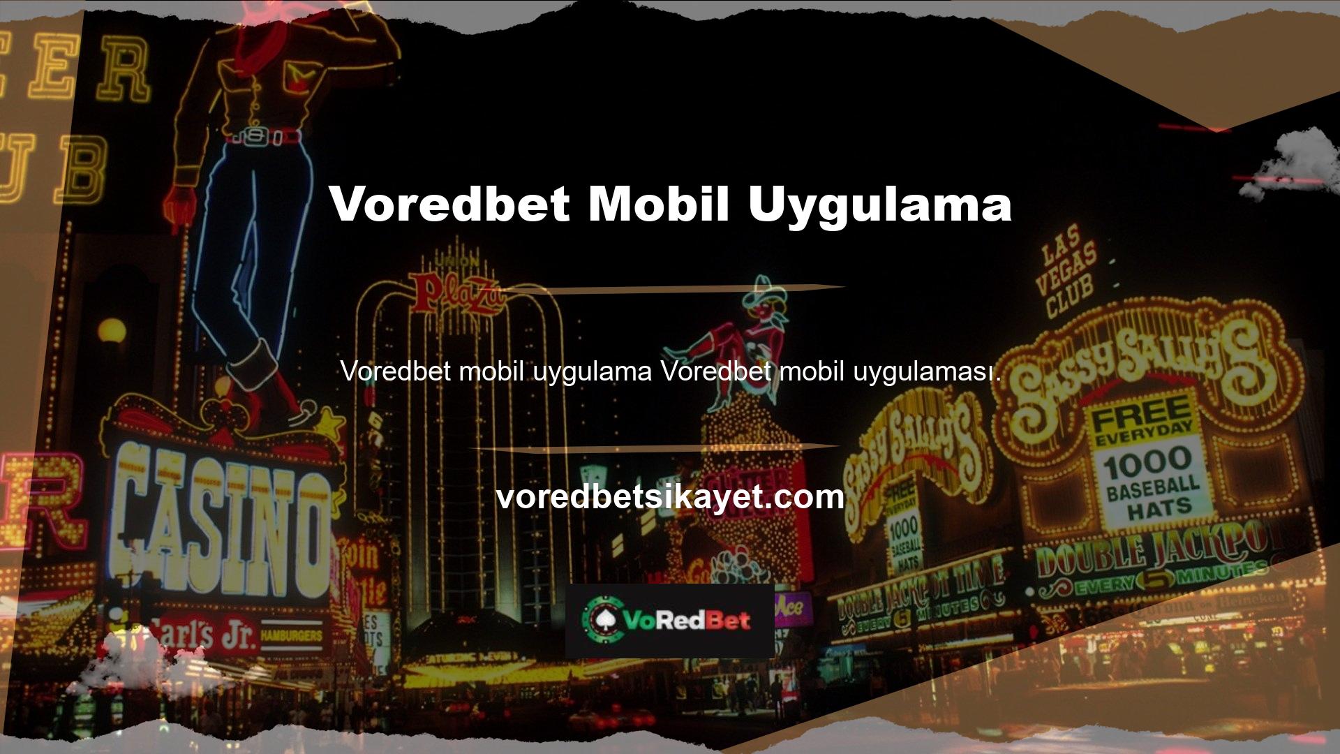 Ayrıca, günün herhangi bir saatinde bahis ve casino oynamak için Voredbet mobil uygulamasını indirmek için bir bilgisayara ihtiyacınız olmadığını söyleyecektir